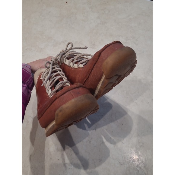 Timberland Mens SZ 9 Leather Euro Hiker Lace up Active Boots Camping Hiking Gorp - Picture 10 of 11